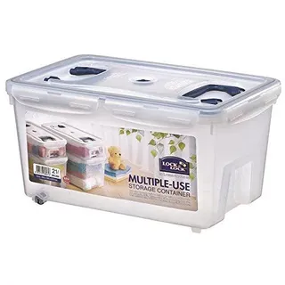 LocknLock 3er Set Classic mit Griffen, 2 Rollen 21,00L 456 x 300 x 225 mm HPL896