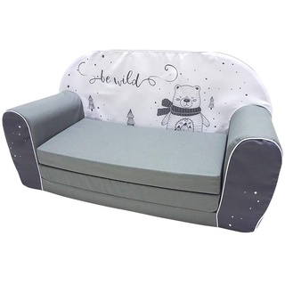 Kindersofa Bear grau