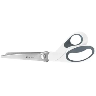 Westcott Zackenschere Weiß/Grau 24,2 cm