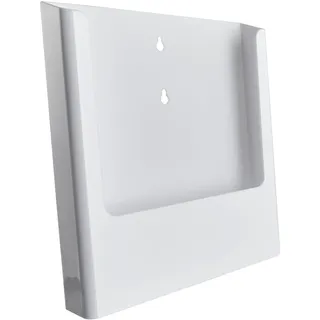 Wandprospekthalter A4 Hochformat, weiß, PS