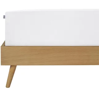 SCHIESSER Spannbettlaken Feinbiber 90 x 100 cm weiß