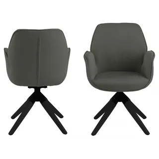 Actona Esszimmerstuhl Alma Polyester grau