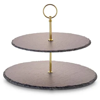 Echtwerk Cupcake-Ständer , Stein , rund , 25 cm , Geschirr, Tischkultur & Serviergeschirr, Etageren