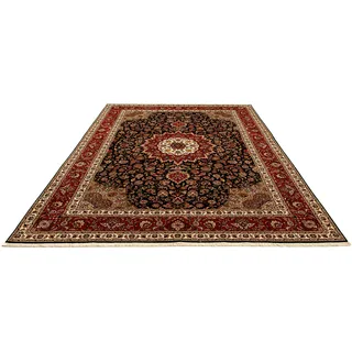 morgenland Orientteppich »Perser - Täbriz - Royal - 348 x 250 cm - rot«, rechteckig, 7 mm Höhe, Wohnzimmer, Handgeknüpft, Einzelstück mit Zertifikat, rot