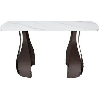 LEONIQUE Indiana Konsolentisch 130x40x76 grau