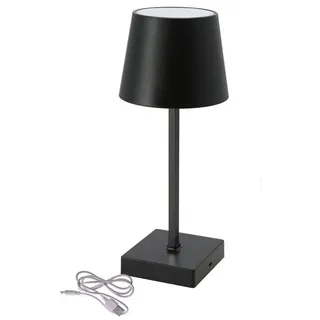 Spetebo LED Tischleuchte Schwarz