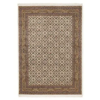 Cazaris Läufer , Creme, Beige , Textil , Bordüre , rechteckig , 80x400 cm , Care & Fair , für Fußbodenheizung geeignet, in verschiedenen Größen erhältlich , Teppiche und Böden, Teppiche, Teppichläufer, Läufer