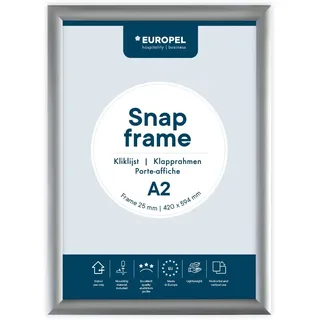 Europel Bilderrahmen OPUS 2 Silber A2 2er Set