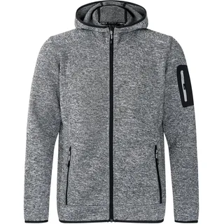 CMP Man Jacket Fix Hood Ice-Titanio-Nero 58