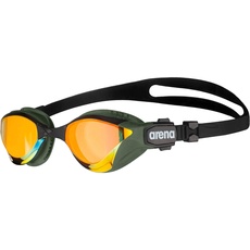 Bild Unisex – Erwachsene Cobra Tri Swipe Brillen, Yellow Copper-Army, One Size