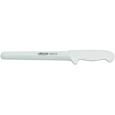 Arcos Serie 2900 - Gebäckmesser Kuchenmesser - Klinge Nitrum Edelstahl 250 mm - HandGriff Polypropylen Farbe Weiße