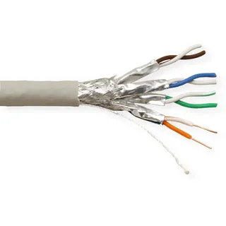 Value S/FTP Kabel, Kat.7 (Class F), Massivdraht, Dca, 100 m