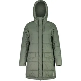 maloja Wintermantel FossanM Urban Puffer Coat (PrimaLoft® BIO133, winddicht) grün