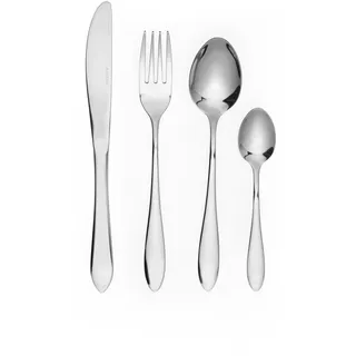Salter COMBO-8753 Harrogate Cutlery Set - 32-teiliges Set aus 18/10 Edelstahl, Tischbesteck für 8 Personeneinstellungen, Spülmaschinenfest, Gabeln/Messer/Löffel/im Set enthalten, 25 Jahre Garantie