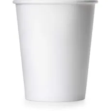 Wiseware Kaffeebecher braun bedruckt - Einweg Pappbecher -50 Stück braune Papierbecher - Einmalbecher - Wegwerfbecher - kompostierbare Getränkebecher - 200 ml (50, 200 ml)