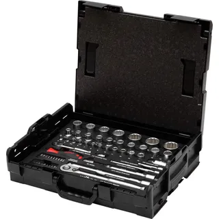 Wiha Steckschlüssel-Satz 1/4" und 1/2" 60-tlg.