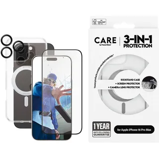 Panzer Glass CARE by PanzerGlass Feature 3-in-1 Ceramic iPhone 16 Pro Max