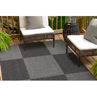 Andiamo Outdoorteppich Arizona anthrazit, 67 x 140 cm