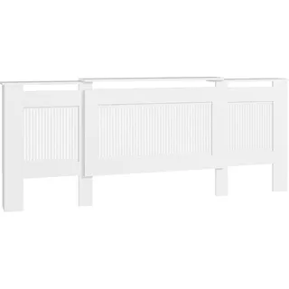 Homcom Heizkörperverkleidung ausziehbar 125-201 x 19 x 81,5 cm