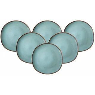 Villeroy & Boch Speiseteller Lave ø 28 cm blau 6er Set