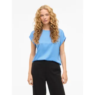 VILA Viellette S/S SATIN TOP - Noos - 40,