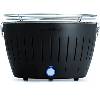 LotusGril Classic Anthrazitgrau Holzkohlegrill Tischgrill raucharm USB-Anschluß