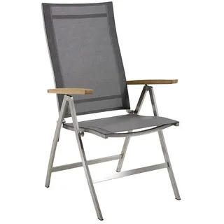 Niehoff Milford Klappsessel 60 x 73 x 112 cm silber