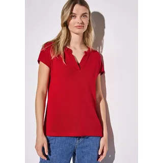 STREET ONE Shirttop im Tunika Stil, rot