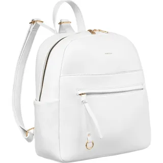 Rovicky | Großer Damenrucksack aus ökologischem Leder - Weiß