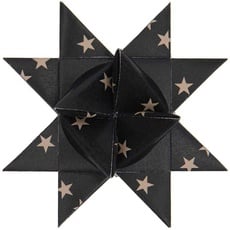 Bild Fröbelsterne, schwarz, Sterne, 60 Streifen Fsc Mix