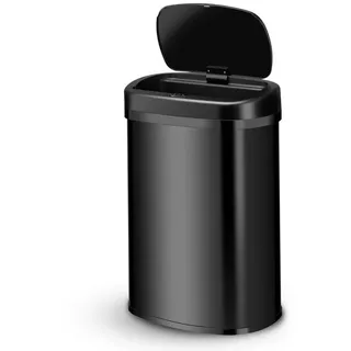 Juskys Automatik Mülleimer 50 l Schwarz