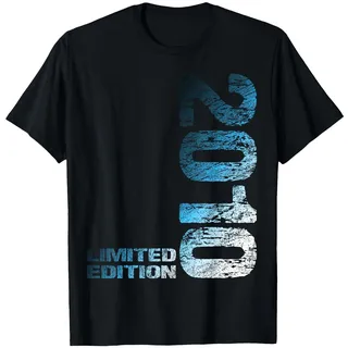 16. Geburtstag 2010 Limited Edition Junge Mädchen T-Shirt, Herren, Schwarz, M