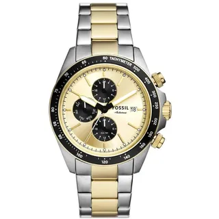 Fossil Herren Analog Quarz Uhr mit Edelstahl Armband FS6126