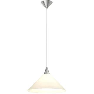 Lindby Pendelleuchte Petra (Modern) in Weiß aus Glas (1 flammig, E27) - Hängelampe Esstischlampe Hängeleuchte Küchenleuchte