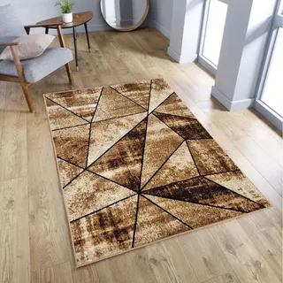 Geometrischer Stückteppich 180x250 cm LUKEN - beige - Beige