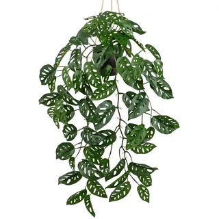 Kunsthangplant Monstera 94cm grün Deko Pflanze - Grün