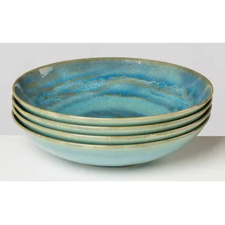 gipfelstück Tiefer See Suppenteller 22 cm blau/grün