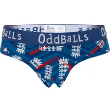 Oddballs, Damen, Unterhosen, ODI Inspired Slips, Blau, Weiss, (32 D, Einzelpack)