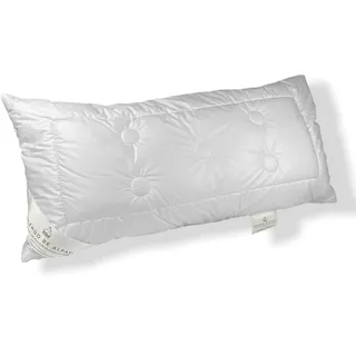 Abolengo de Alpaca Alpaka Kopfkissen mit feinstem Baby Alpaka versteppt 40x80cm, medium (Füllung: Naturlatexstäbchen)