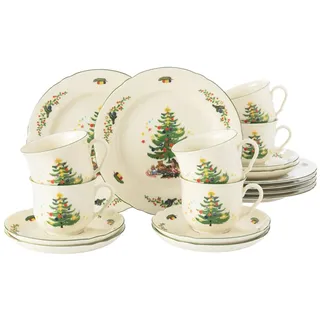 Seltmann Weiden Marie-Luise Kaffee-Set 18-tlg. Porzellan Weihnachten