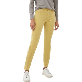 s.Oliver Damen 2122170 Cord Hose Slim Fit, Gelb, 36 EU