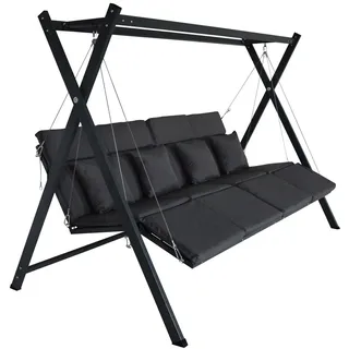 Gardissimo ALICIA 4-Sitzer Hollywoodschaukel Gartenschaukel Liegefunktion