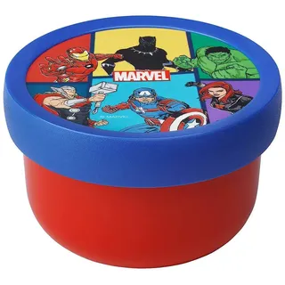 Mepal »Fruchtbox mit Gabel Campus 300 ml« bunt (avengers), Lebensmittelaufbewahrungsbehälter, Lunchbox