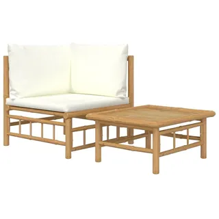 VidaXL 362299, Bambus, Erwachsene & Kinder, 690 mm, 690 mm, 650 mm, 5 cm - Weiß