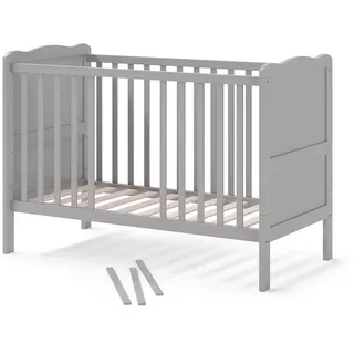 VitaliSpa Babybett Tobi 60x120 cm, Grau - Grau