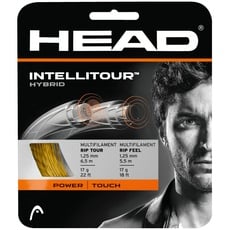 HEAD Unisex-Erwachsene Intellitour Set Tennis-Saite, Natural, 16