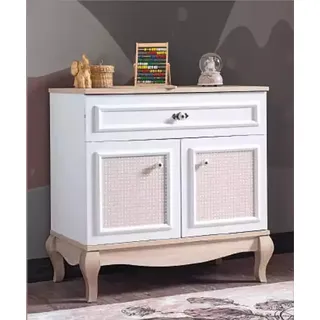 Kommode Sideboard Schrank Anrichte Schränke Möbel Anrichte Kommoden 144x85x49 - Weiß