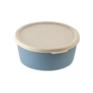 Koziol Frischhaltedose CONNECT BOWL mit Deckel, 400 ml, Ideale Frischebox für ein hygienisches Aufbewahren von Lebensmitteln, Farbe: blau