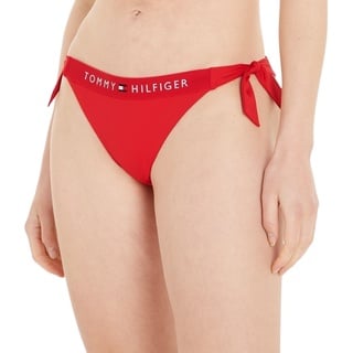 Tommy Hilfiger SIDE TIE CHEEKY BIKINI Seitenschnürung Damen, Rot (Primary Red), S