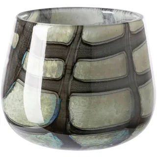 Fink Tischvase »MARLY« Dekovase, Blumenvase, Windlicht, Vase aus Glas, grün